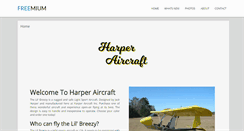Desktop Screenshot of harperaircraft.com
